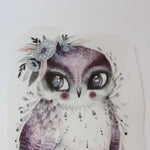 Load image into Gallery viewer, Sweet Tawny Owl Heat Transfer, Iron-On
