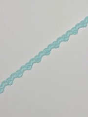 Load image into Gallery viewer, Light Blue 1&quot; Wide Stretch Lace
