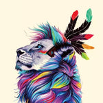 Load image into Gallery viewer, Majestic Lion Heat Transfer, Iron-On
