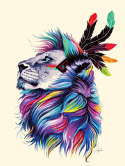 Load image into Gallery viewer, Majestic Lion Heat Transfer, Iron-On