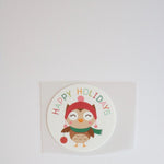 Load image into Gallery viewer, Holiday Owl Heat Transfer, Iron-On
