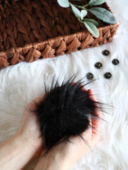 Load image into Gallery viewer, 4&quot; Faux Fur Pom-Pom
