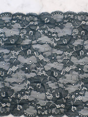 Load image into Gallery viewer, Twilight Teal 8.5&quot; Wide Stretch Lace
