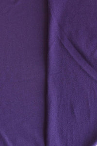 Dark Purple Brushed Athletic Poly/Spandex