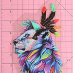 Load image into Gallery viewer, Majestic Lion Heat Transfer, Iron-On
