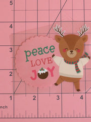 Load image into Gallery viewer, Peace, Love &amp; Joy Heat Transfer, Iron-On