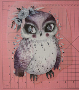 Sweet Tawny Owl Heat Transfer, Iron-On