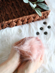 Load image into Gallery viewer, 4&quot; Faux Fur Pom-Pom

