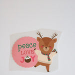 Load image into Gallery viewer, Peace, Love &amp; Joy Heat Transfer, Iron-On
