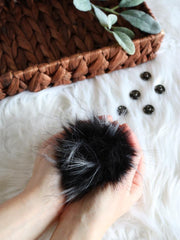Load image into Gallery viewer, 4&quot; Faux Fur Pom-Pom
