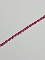 Load image into Gallery viewer, Magenta 5/8&quot; Wide Stretch Lace
