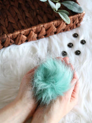 Load image into Gallery viewer, 4&quot; Faux Fur Pom-Pom
