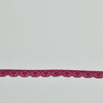 Load image into Gallery viewer, Magenta 5/8" Wide Stretch Lace
