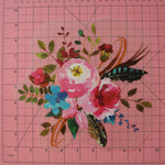 Load image into Gallery viewer, Flowers &amp; Feathers Heat Transfer, Iron-On
