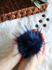 Load image into Gallery viewer, 4&quot; Faux Fur Pom-Pom
