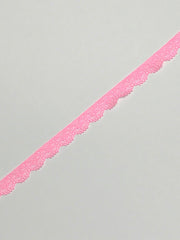 Load image into Gallery viewer, Pink 5/8&quot; Wide Stretch Lace
