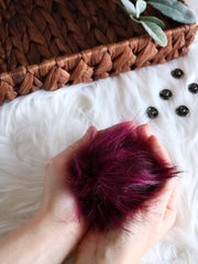 Load image into Gallery viewer, 4&quot; Faux Fur Pom-Pom
