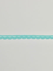 Load image into Gallery viewer, Sky Blue 5/8&quot; Wide Stretch Lace

