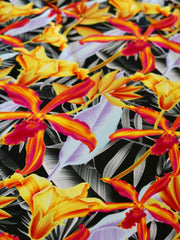 Load image into Gallery viewer, Daylilies Poly Spandex Swim
