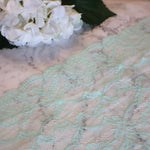 Load image into Gallery viewer, Light Seafoam 8.75&quot; Wide Stretch Lace
