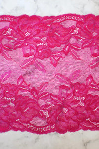 Tropic Rose 8.5" Wide Stretch Lace