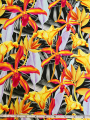 Load image into Gallery viewer, Daylilies Poly Spandex Swim
