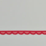 Load image into Gallery viewer, Red 5/8" Wide Stretch Lace
