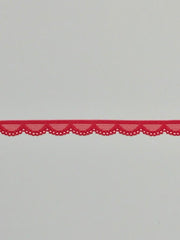 Load image into Gallery viewer, Red 5/8&quot; Wide Stretch Lace
