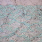 Load image into Gallery viewer, Light Seafoam 8.75&quot; Wide Stretch Lace
