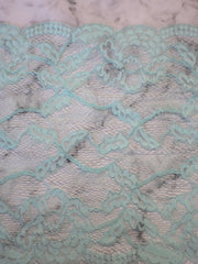 Load image into Gallery viewer, Light Seafoam 8.75&quot; Wide Stretch Lace

