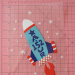 Load image into Gallery viewer, Blast Off Heat Transfer, Iron-On
