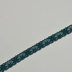Load image into Gallery viewer, Blue Spruce 1" Wide Stretch Lace
