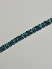 Load image into Gallery viewer, Blue Spruce 1&quot; Wide Stretch Lace
