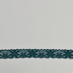 Load image into Gallery viewer, Blue Spruce 1" Wide Stretch Lace
