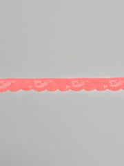Load image into Gallery viewer, Neon Peach 7/8&quot; Wide Stretch Lace
