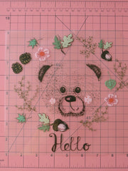 Load image into Gallery viewer, Large Hello Bear Heat Transfer, Iron-On