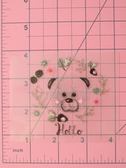 Load image into Gallery viewer, Small Hello Bear Heat Transfer, Iron-On