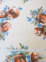 Load image into Gallery viewer, Jora Floral on Sand Reverse French Terry