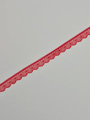 Load image into Gallery viewer, Red 1&quot; Wide Stretch Lace
