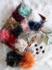 Load image into Gallery viewer, 4&quot; Faux Fur Pom-Pom
