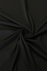 Black Matte Circular Knit