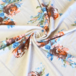 Load image into Gallery viewer, Jora Floral on Sand Reverse French Terry
