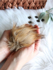 Load image into Gallery viewer, 4&quot; Faux Fur Pom-Pom
