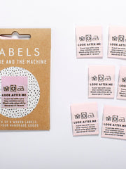 Load image into Gallery viewer, &quot;LOOK AFTER ME&quot; Woven Labels | Pack of 10 | Kylie And The Machine
