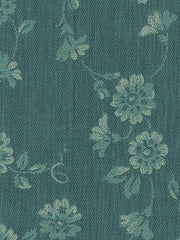 Load image into Gallery viewer, Teal Floral | Wishwell Loire Valley Jacquards | Robert Kaufman