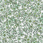 Load image into Gallery viewer, Flower Vines on White | Wishwell: Nature's Notebook Knits | Robert Kaufman
